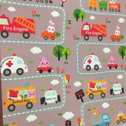 PETITE&MARS - Alfombra de juego JOY CITY 150x180 cm