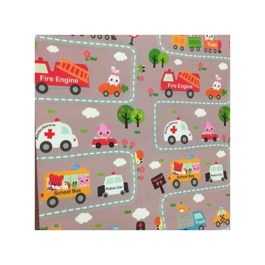 PETITE&MARS - Alfombra de juego JOY CITY 150x180 cm