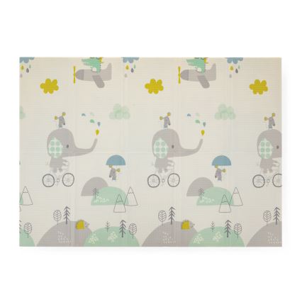 PETITE&MARS - Alfombra de juego plegable CAMPY ELEPHANT&FOX