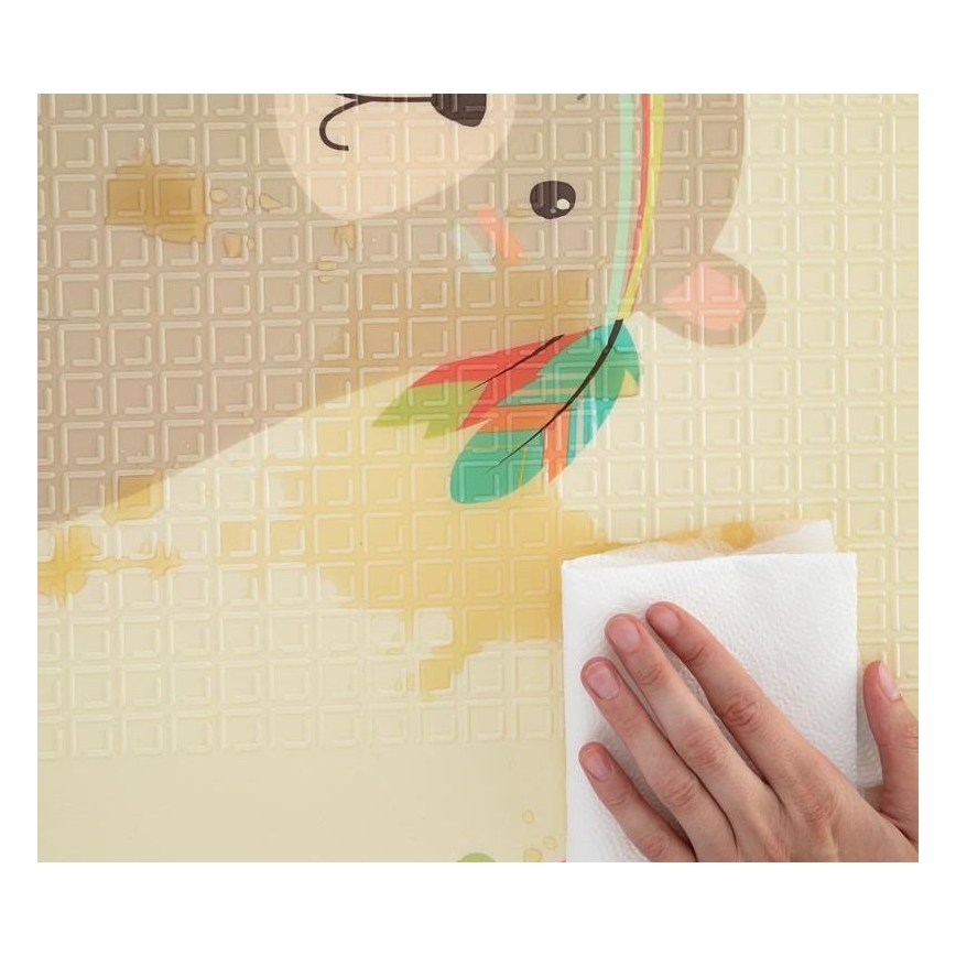PETITE&MARS - Alfombra de juego plegable CAMPY ELEPHANT&FOX