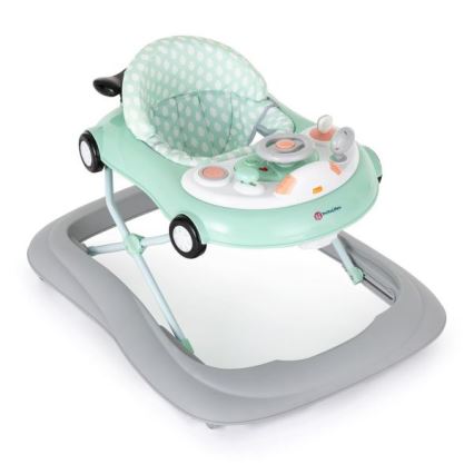 PETITE&MARS - Andador para bebés con una melodía CABRIO 2xAA menta