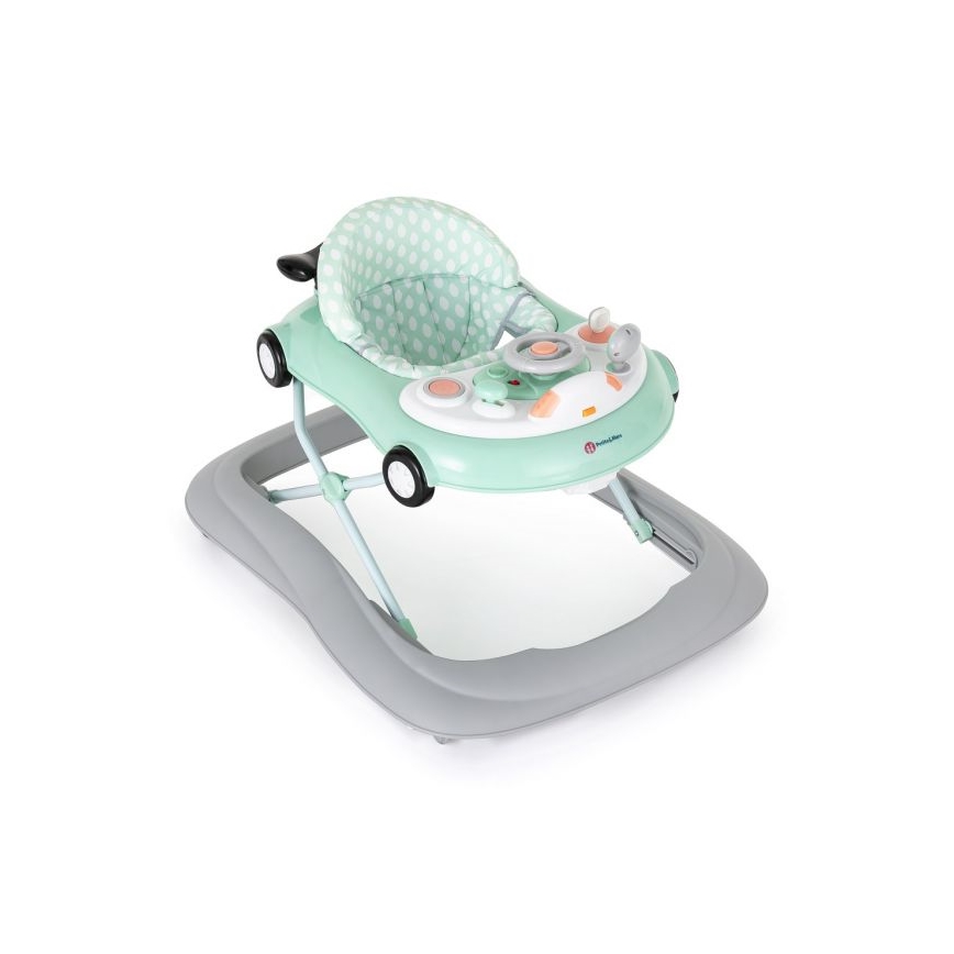 PETITE&MARS - Andador para bebés con una melodía CABRIO 2xAA menta