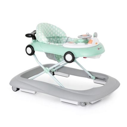 PETITE&MARS - Andador para bebés con una melodía CABRIO 2xAA menta