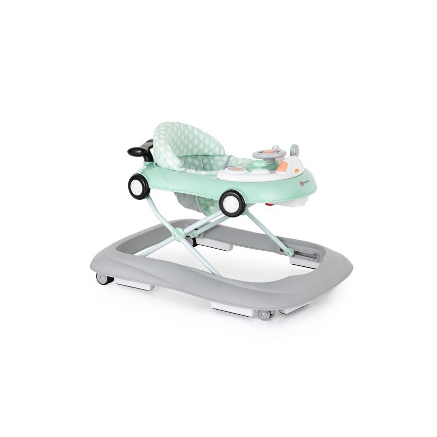 PETITE&MARS - Andador para bebés con una melodía CABRIO 2xAA menta