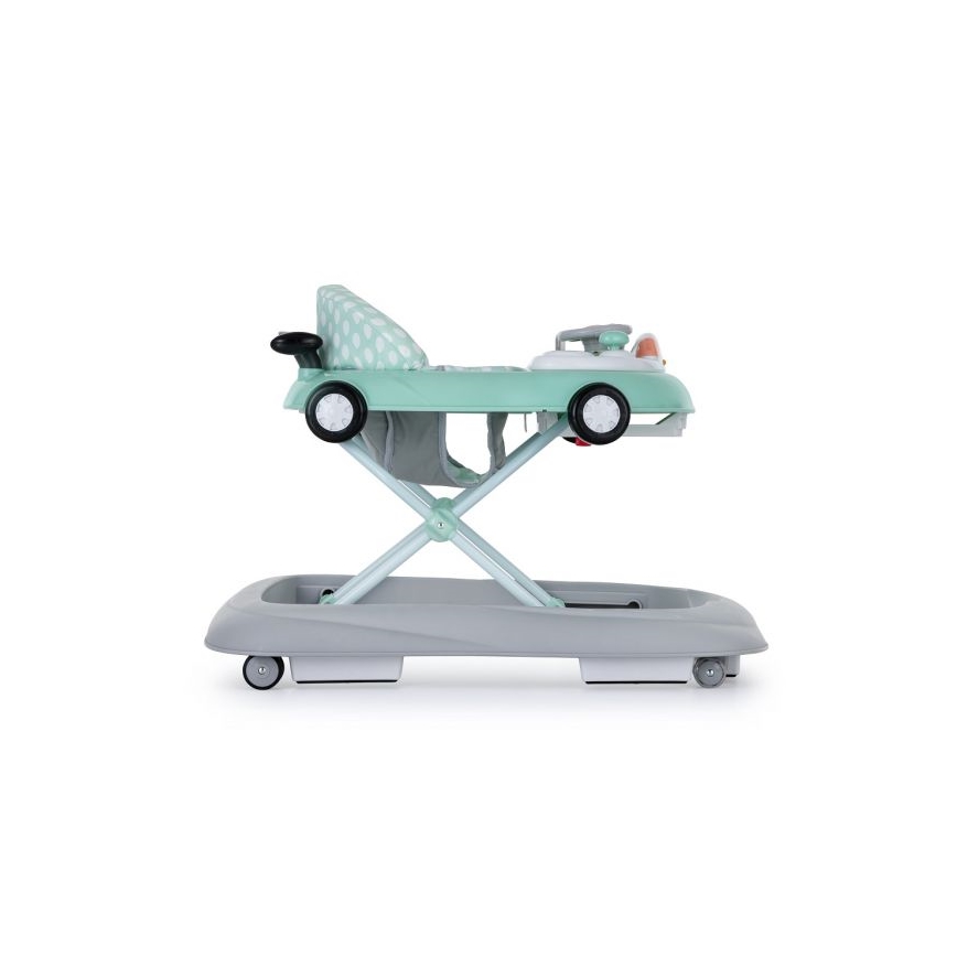 PETITE&MARS - Andador para bebés con una melodía CABRIO 2xAA menta