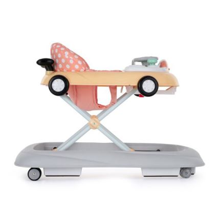 PETITE&MARS - Andador para bebés con una melodía CABRIO 2xAA naranja