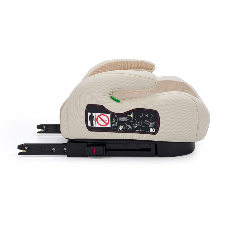 PETITE&MARS - Asiento elevador para coche OPTIMUS PRO i-Tamaño 125-150 cm (22-36 kg) beige