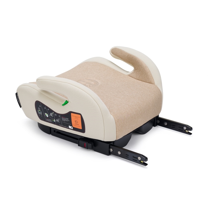PETITE&MARS - Asiento elevador para coche OPTIMUS PRO i-Tamaño 125-150 cm (22-36 kg) beige