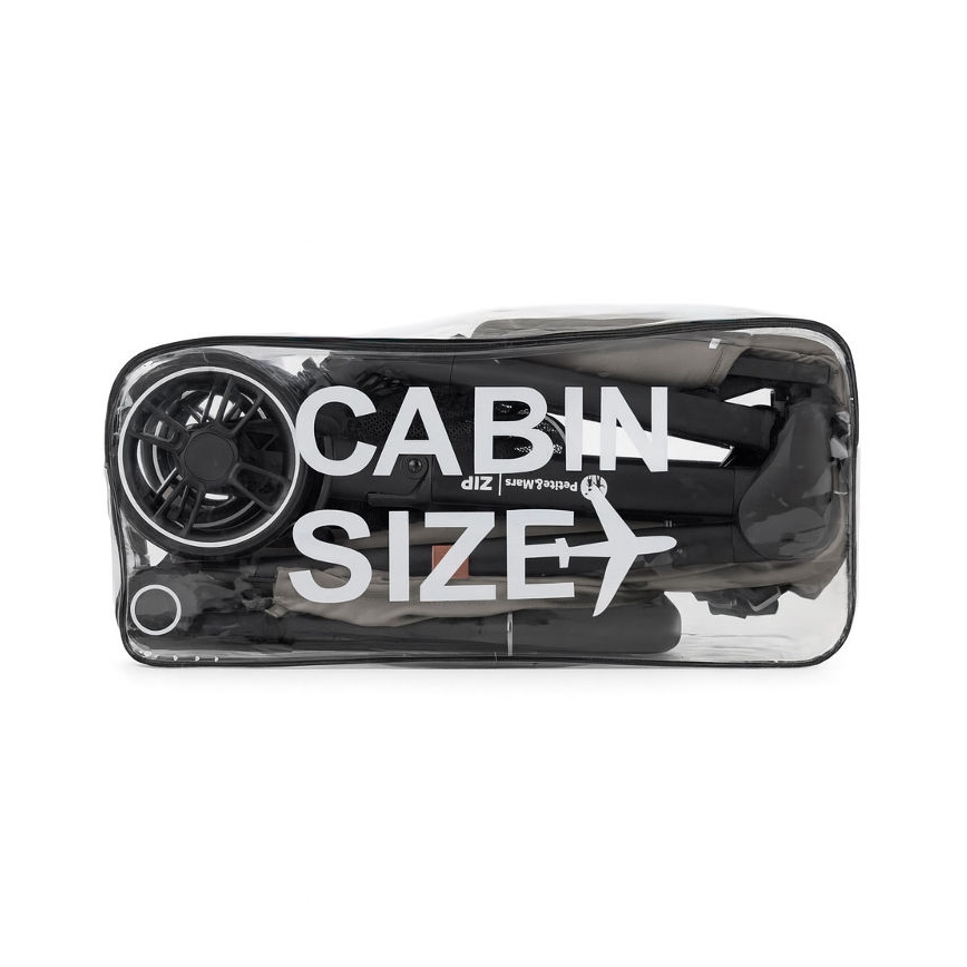 PETITE&MARS - Cochecito deportivo ZIP Gris Terciopelo