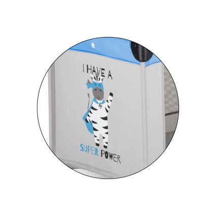 PETITE&MARS - Cuna de viaje KOOT Zebra Super Power