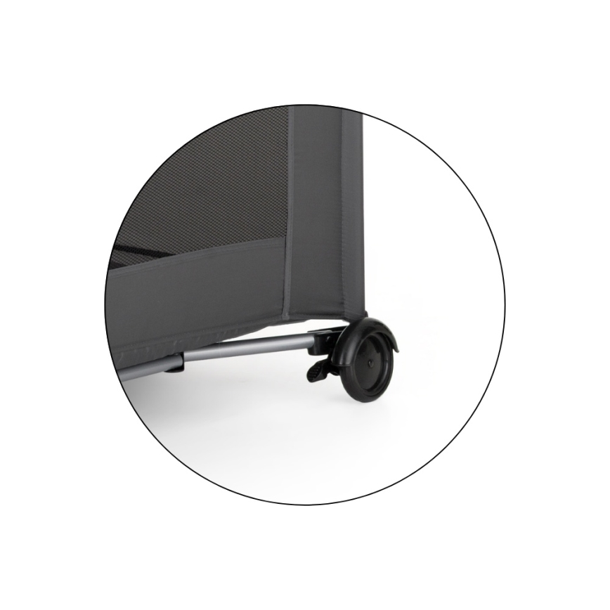 PETITE&MARS - Cuna de viaje NYJA Urban Jungle Antracita