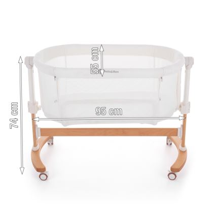 PETITE&MARS - Cuna infantil 2 en 1 GLORY