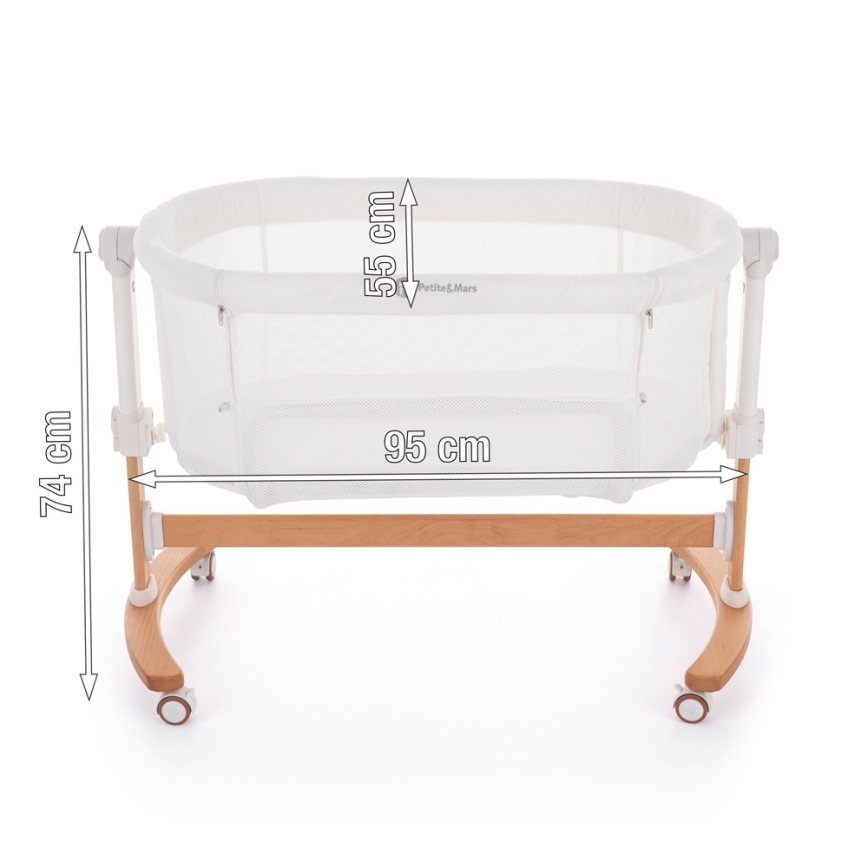 PETITE&MARS - Cuna infantil 2 en 1 GLORY