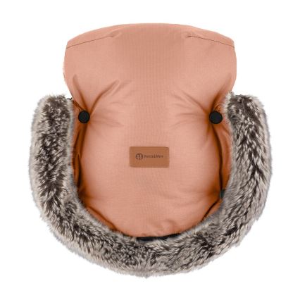PETITE&MARS - Fundas para cochecito FURRY Pastel Peach