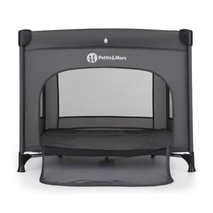 PETITE&MARS - Parque de viaje infantil NOOK Urban Gris antracita