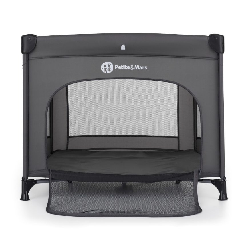 PETITE&MARS - Parque de viaje infantil NOOK Urban Gris antracita