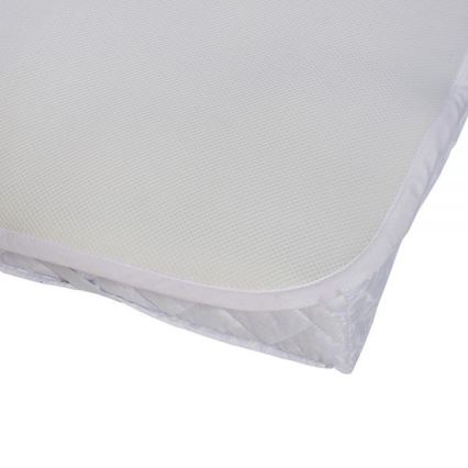 PETITE&MARS - Protector de colchón AERODRY 120x60 cm transpirable blanco