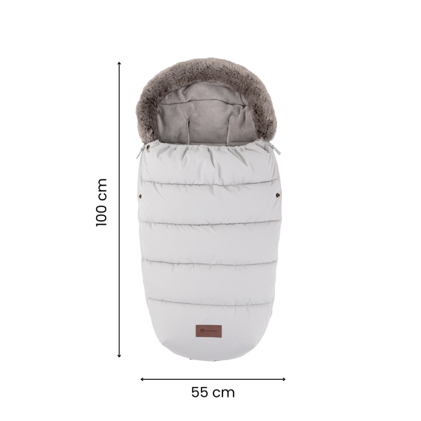 PETITE&MARS - Saco 4 en 1 para bebé COMFY Mocha Mousse