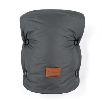PETITE&MARS - SET Saco de bebé 3 en 1 JIBOT + manoplas para cochecito JASIE gris