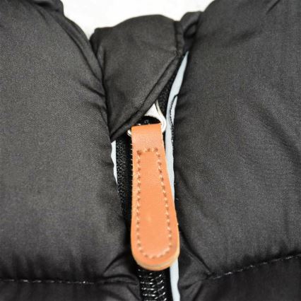 PETITE&MARS - SET Saco de bebé 3 en 1 JIBOT + manoplas para cochecito JASIE negro