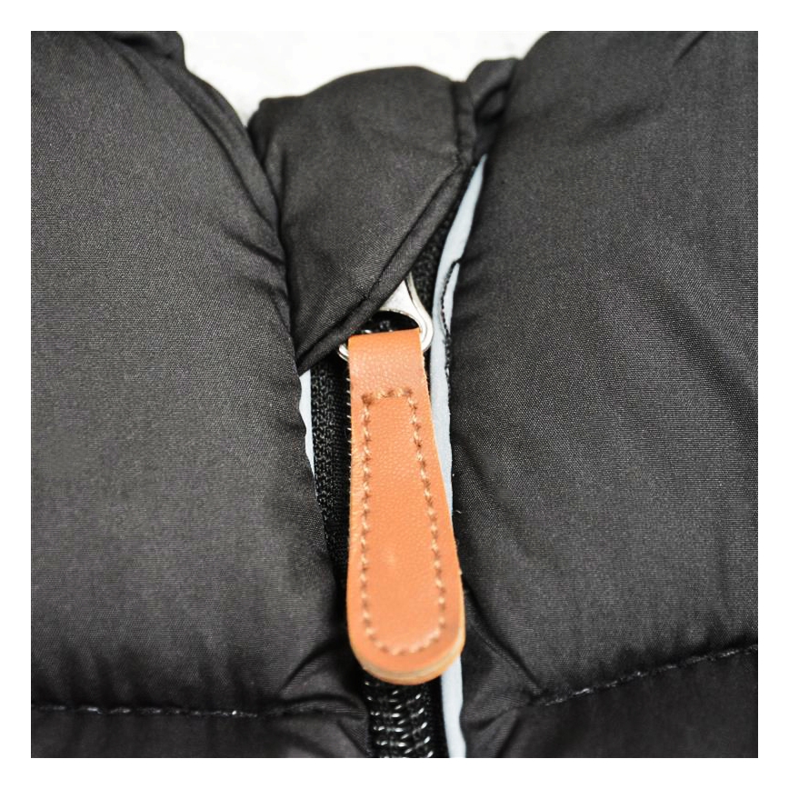 PETITE&MARS - SET Saco de bebé 3 en 1 JIBOT + manoplas para cochecito JASIE negro