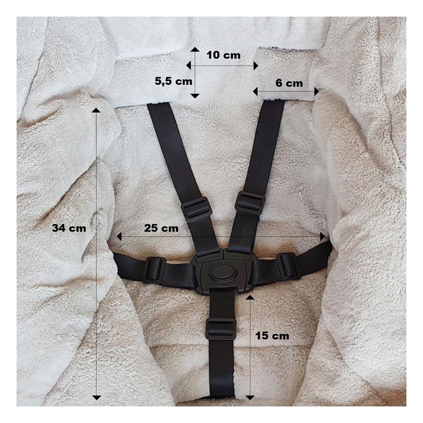 PETITE&MARS - SET Saco de bebé 3 en 1 JIBOT + manoplas para cochecito JASIE negro