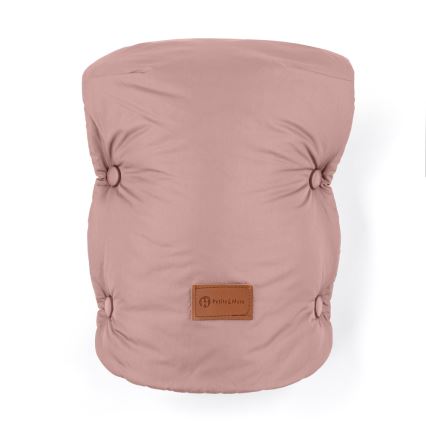 PETITE&MARS - SET Saco de bebé 3 en 1 JIBOT + manoplas para cochecito JASIE rosa