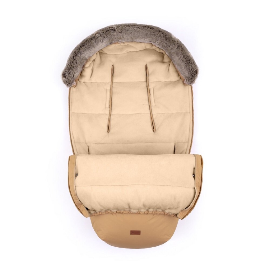 PETITE&MARS - Saco de Dormir para Bebé 4en1 COMFY Elegant Caramel/Beige marrón