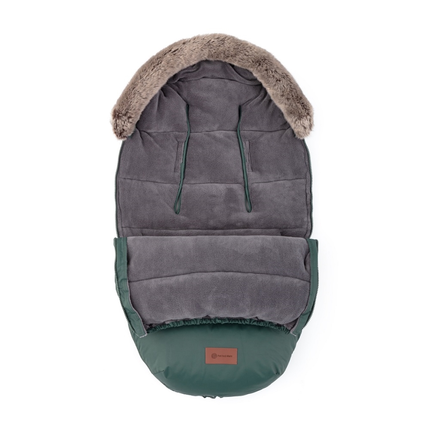 PETITE&MARS - Saco de Dormir para Bebé 4en1 COMFY Verde caqui auténtico