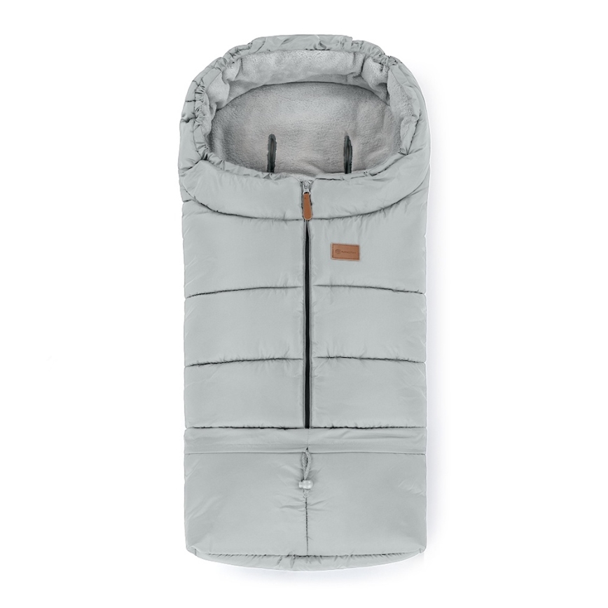 PETITE&MARS - Saco infantil 3 en 1 JIBOT gris claro