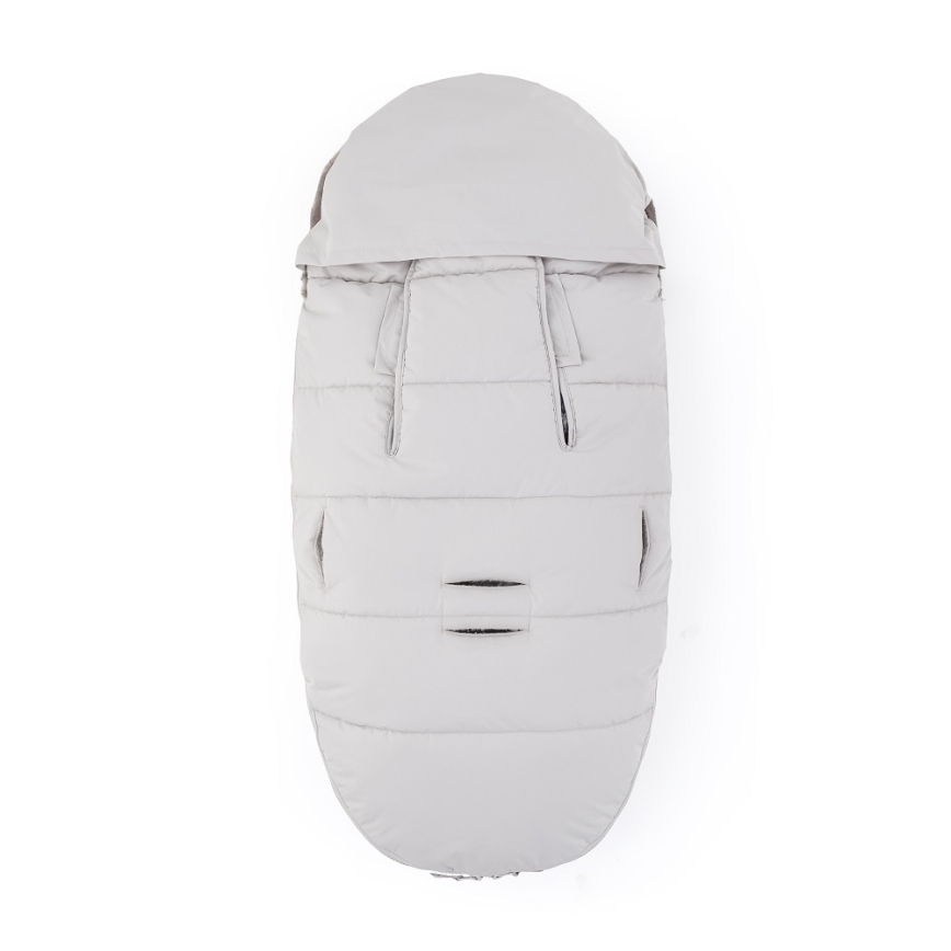 PETITE&MARS - SET Saco de Dormir para Bebé 4en1 COMFY + fundas para cochecito FURRY Champagne Shower