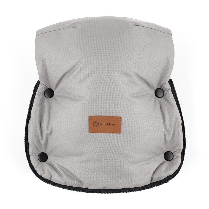 PETITE&MARS - SET Saco de Dormir para Bebé 4en1 COMFY + fundas para cochecito FURRY Champagne Shower