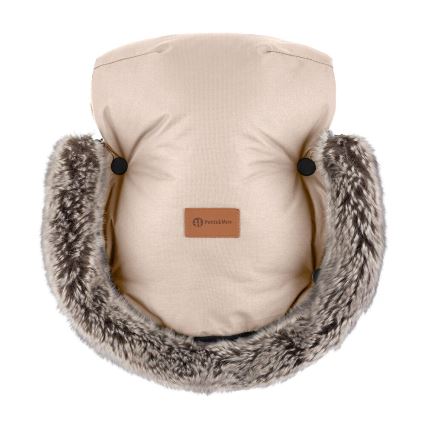PETITE&MARS - SET Saco de Dormir para Bebé 4en1 COMFY + fundas para cochecito FURRY rosa Petal