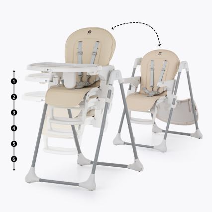 PETITE&MARS - Silla de comedor para niños GUSTO verde