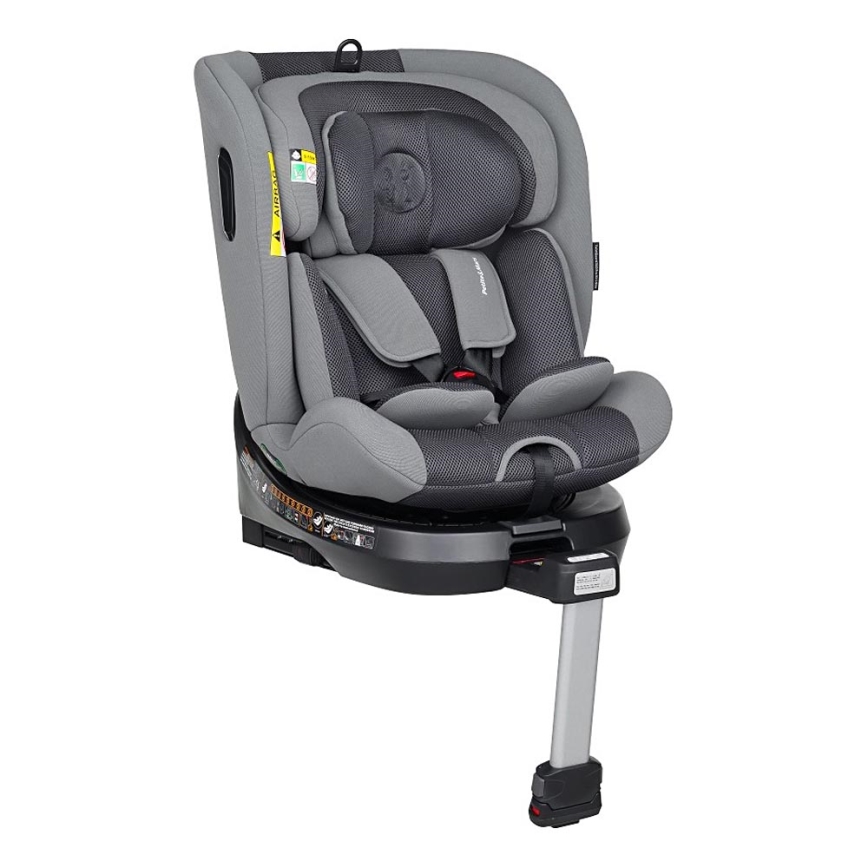 PETITE&MARS - Silla para coche TWISTGUARD PRO i-Tamaño 40-150 cm (0-36 kg) gris