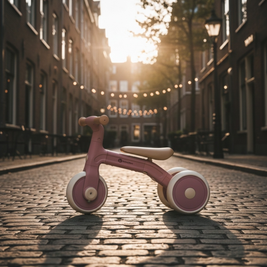 PETITE&MARS - Triciclo infantil 3 en 1 BINGO Dusty Rose