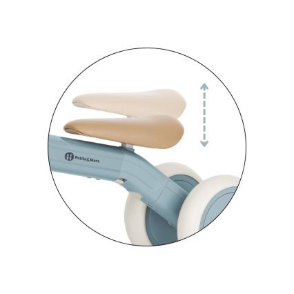 PETITE&MARS - Triciclo infantil 3 en 1 BINGO Stering Blue