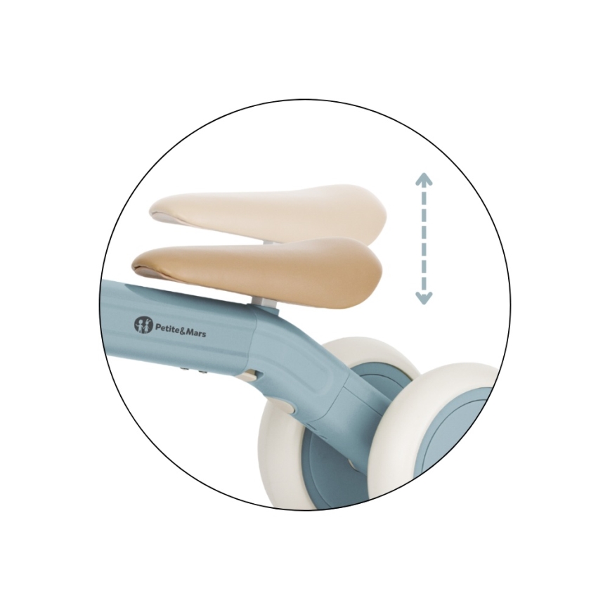 PETITE&MARS - Triciclo infantil 3 en 1 BINGO Stering Blue