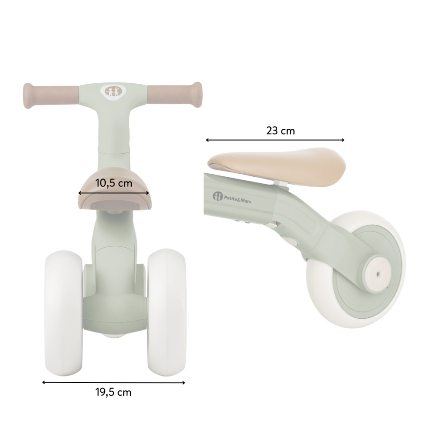 PETITE&MARS - Triciclo infantil 3 en 1 BINGO Stering Blue