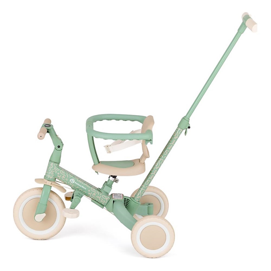 PETITE&MARS - Triciclo infantil 5 en 1 TURBO LIMITED Green Twist