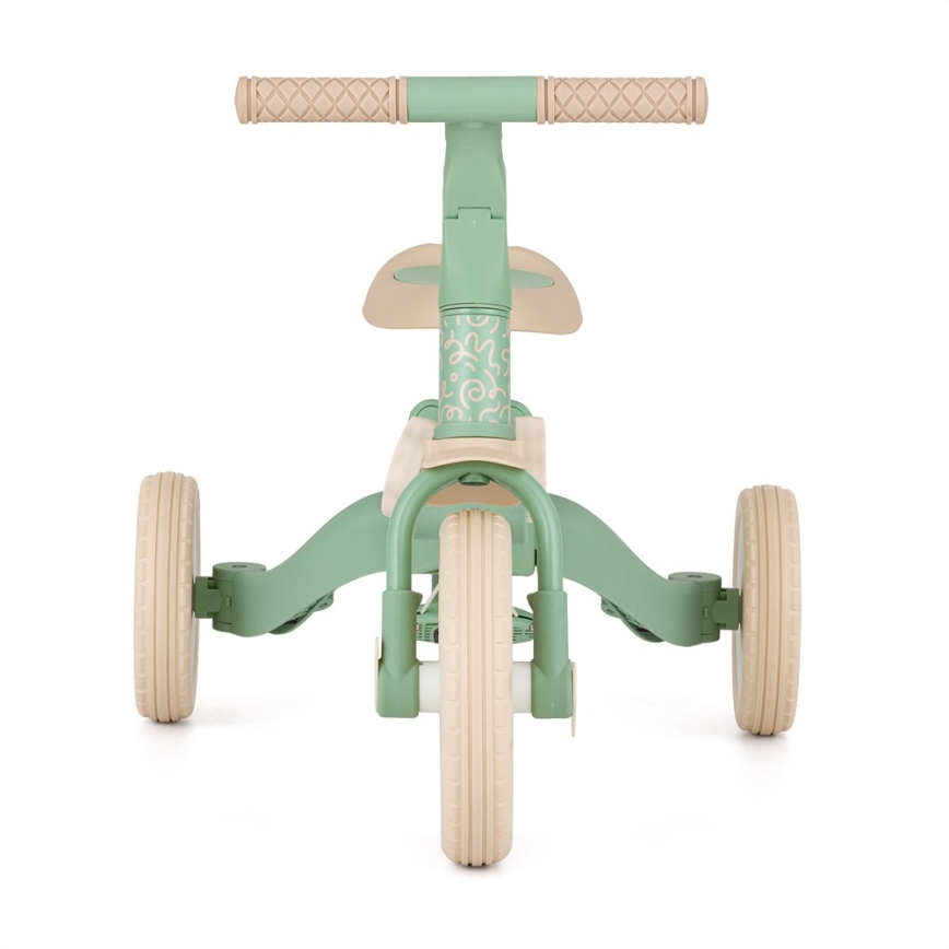 PETITE&MARS - Triciclo infantil 5 en 1 TURBO LIMITED Green Twist
