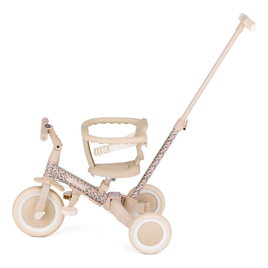 PETITE&MARS - Triciclo infantil 5 en 1 TURBO LIMITED Pradera Rosa