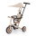 PETITE&MARS - Triciclo infantil 5 en 1 TURBO PLUS Desert Sand