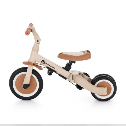 PETITE&MARS - Triciclo infantil 5 en 1 TURBO PLUS Desert Sand