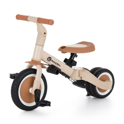 PETITE&MARS - Triciclo infantil 5 en 1 TURBO PLUS Desert Sand