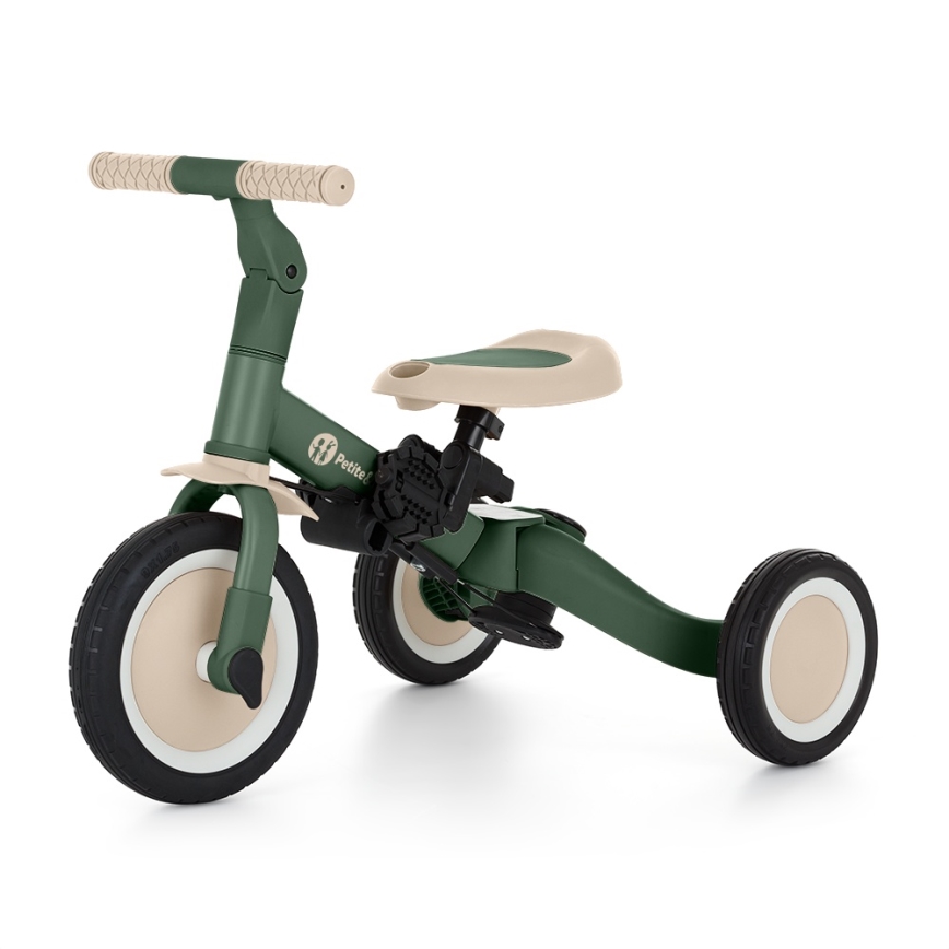 PETITE&MARS - Triciclo infantil 5 en 1 TURBO PLUS Misty Green