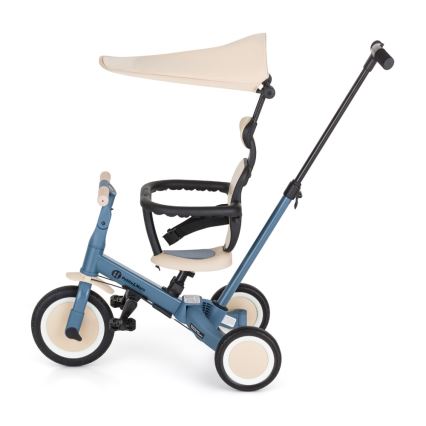 PETITE&MARS - Triciclo infantil 5 en 1 TURBO PLUS Ocean Blue