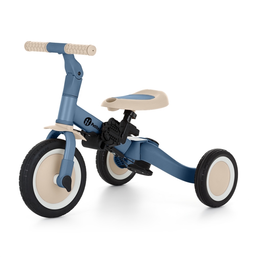 PETITE&MARS - Triciclo infantil 5 en 1 TURBO PLUS Ocean Blue