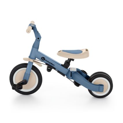 PETITE&MARS - Triciclo infantil 5 en 1 TURBO PLUS Ocean Blue