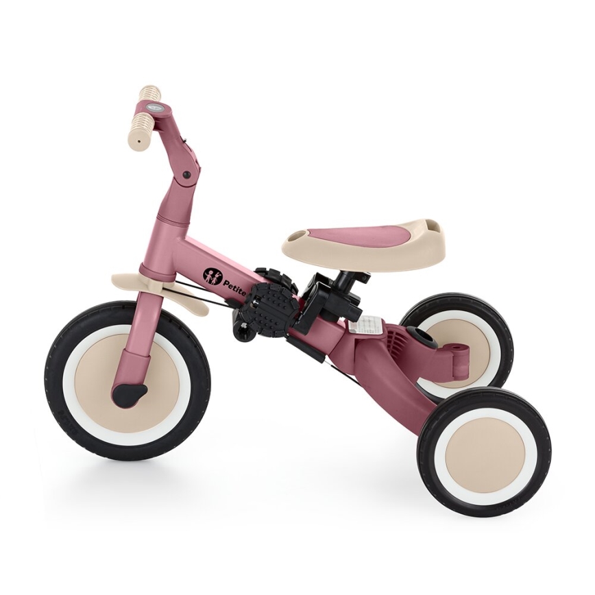 PETITE&MARS - Triciclo infantil 5en1 TURBO Dusty rosa